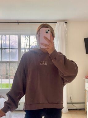 GAP Chocolate Brown Pullover Hoodie